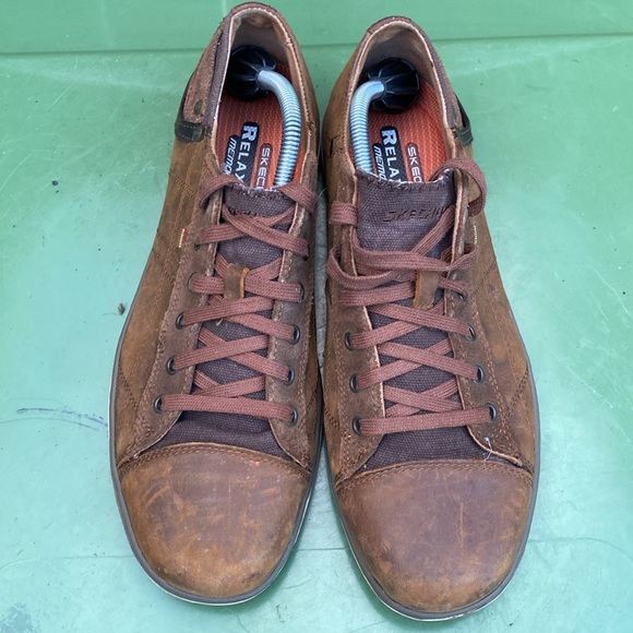 Skechers Sorino Pantalone SN 64242 Relaxed Fit Memory Foam Lace up Shoes Size 11 - Picture 6 of 8